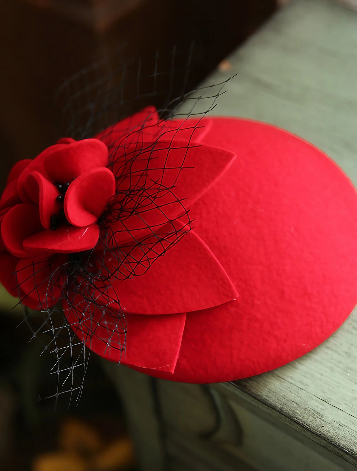 Wholesale Fascinators Kentucky Derby Hat Wool Bucket Hat Horse Race Ladies Day Melbourne Cup Flower Elegant With Floral Tulle Headpiece Headwear